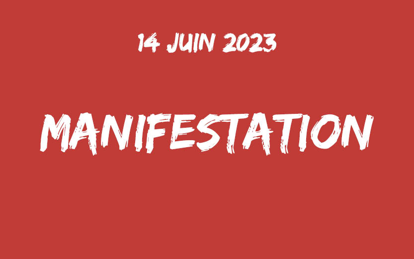 14 JUIN 2023 MANIFESTATION