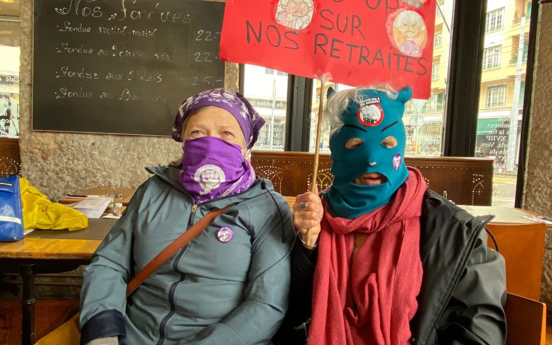 14 MARS 2023: Soutien à l’action des grand-mères cagoulées
