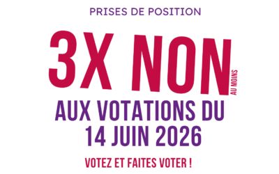3x NON aux votations du 14 juin 2026