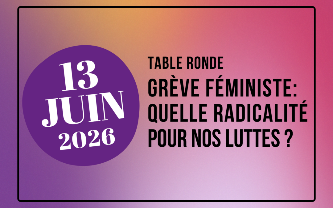 13 juin 2026-table ronde GREve feministe